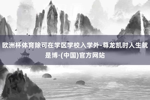 欧洲杯体育除可在学区学校入学外-尊龙凯时人生就是博·(中国)官方网站