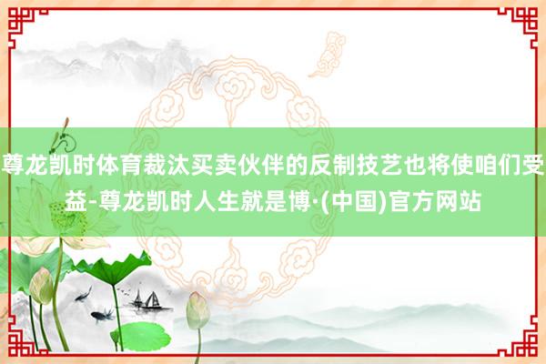 尊龙凯时体育裁汰买卖伙伴的反制技艺也将使咱们受益-尊龙凯时人生就是博·(中国)官方网站